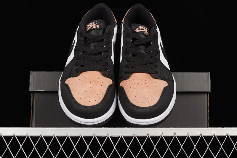 All categories Air Jordan Jordan series basketball shoes Air Jordan 1 Low Z version Air Jordan 1 Low OG "Bleached Coral" AJ1 Joe 1 black powder cultural basketball shoes CZ0790-061